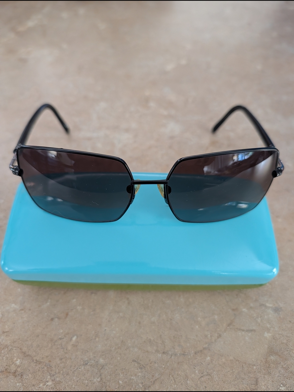 Lanvin Vintage 2136 Sunglasses In Black